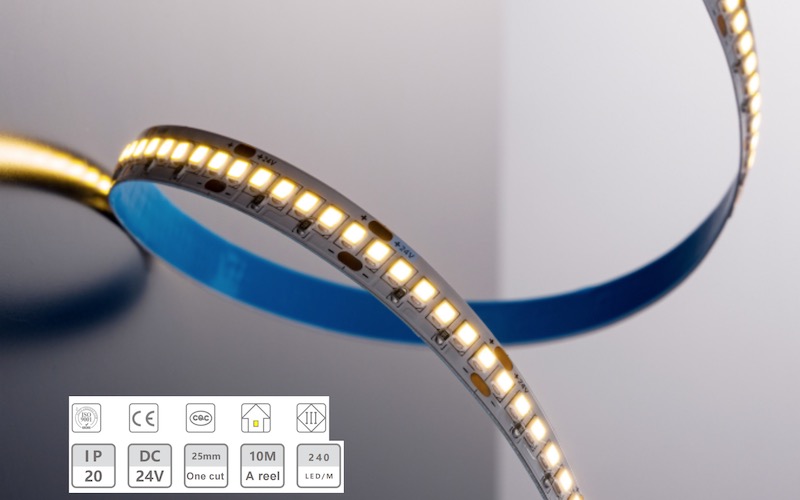24V-10mm-240D低電圧ライトストリップ